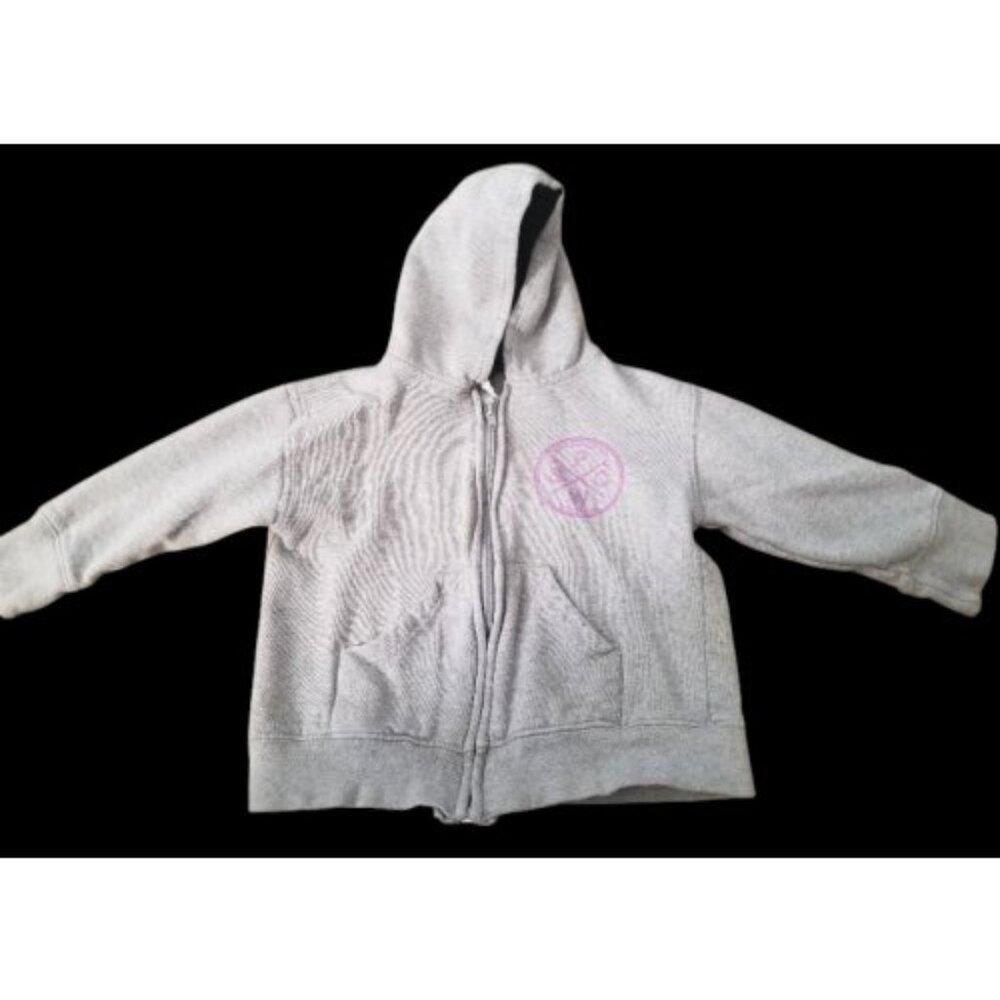 PRECIOUS CARGO Gray Zip Front Hooded Sweatshirt Jacket Boys 3T